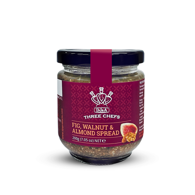 Dj&A Three Chefs Fig, Walnut Almond Spread 200G