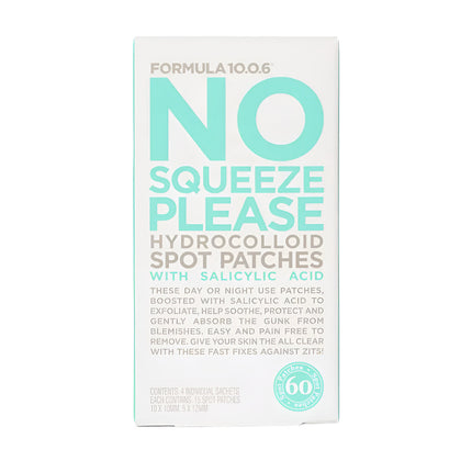 Formula 10.0.6 No Squeeze Please Hydrocolloid Spot Patches 60 Pack
