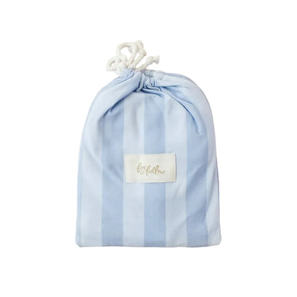 Fox & Fallow Organic Fitted Bassinet Sheet Cloud Stripe
