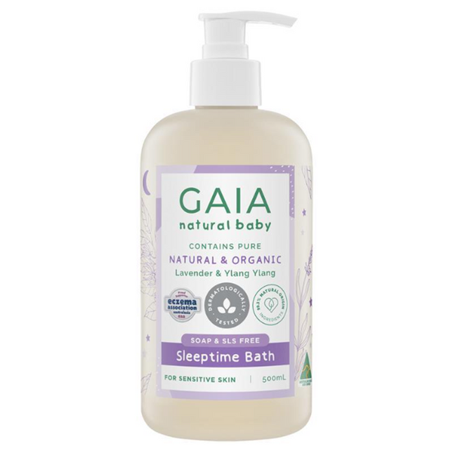 GAIA Natural Baby Sleeptime Wash - 500mL - OhYouLuckyDuck.com.au