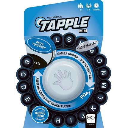 The Op Games Mini Tapple Portable Word Game for Families Kids and Adults