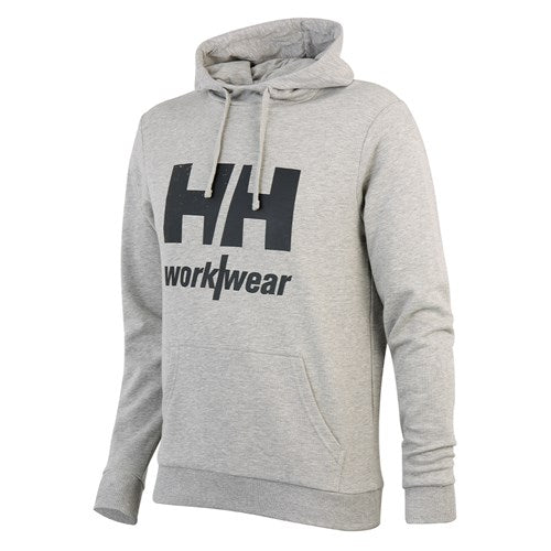 Helly Hansen Logo Hoodie Light Grey Melange