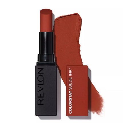 Revlon ColorStay Suede Ink Lightweight with Vitamin E Matte Lipstick In The Money - OhYouLuckyDuck.com.au