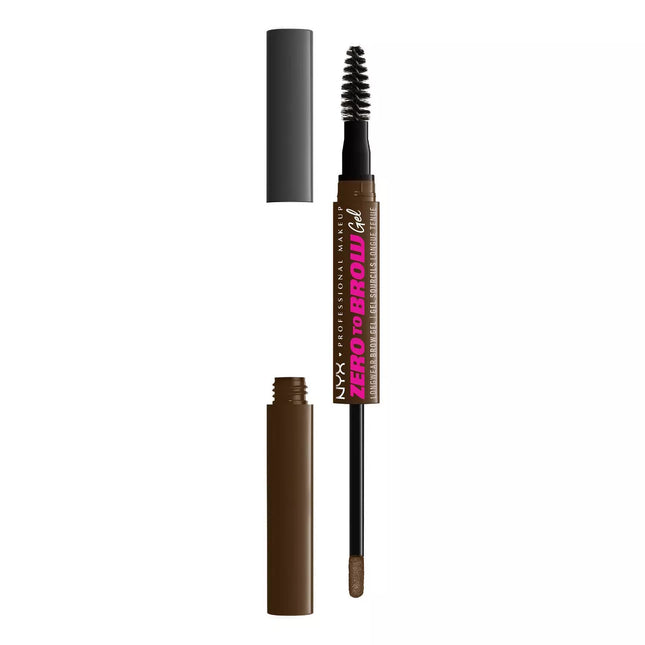 Nyx Professional Makeup Zero To Brow Longwear Eyebrow Gel 06 Chocolate