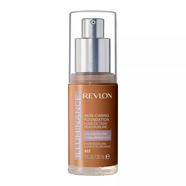 Revlon Illuminance Skin-Caring Foundation Warm Caramel - OhYouLuckyDuck.com.au