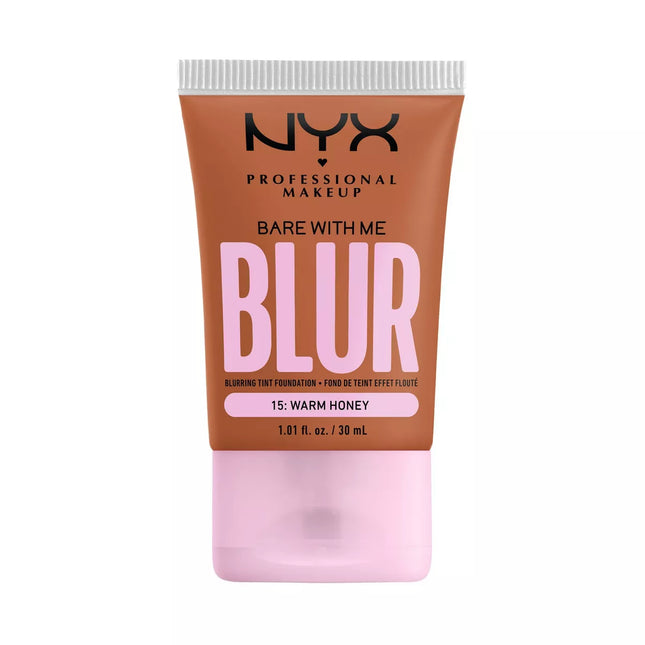 Nyx Professional Makeup Bare With Me Blur Tint Soft Matte Foundation 15 Warm Honey