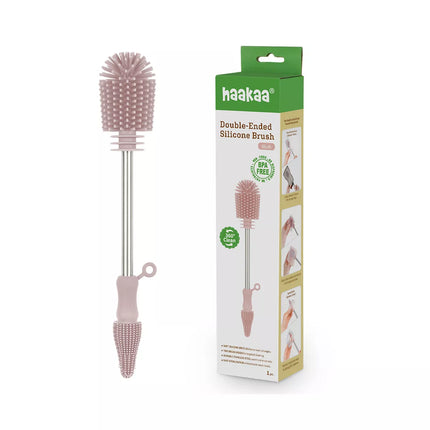 Haakaa Double-Ended Bottle Brush Blush