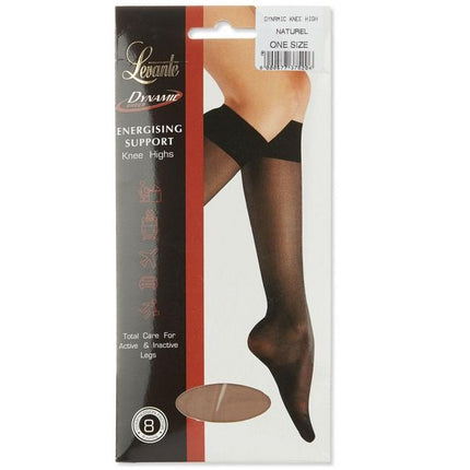 Levante Sheer 15 Denier Knee Highs with Reinforced Toe One Size
