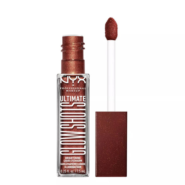 Nyx Professional Makeup Ultimate Glow Shots Vitamin C Infused Liquid Eyeshadow Rich Six Figs