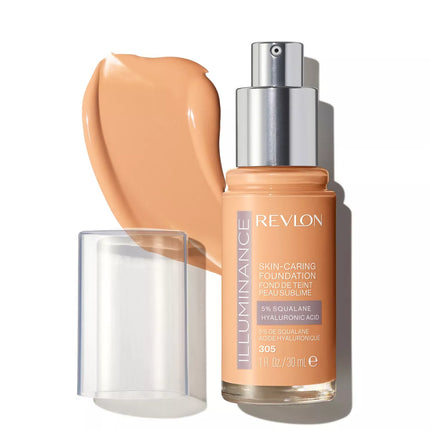 Revlon Illuminance Skin-Caring Foundation Medium Sand - OhYouLuckyDuck.com.au