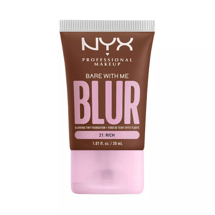 Nyx Professional Makeup Bare With Me Blur Tint Soft Matte Foundation 21 Rich