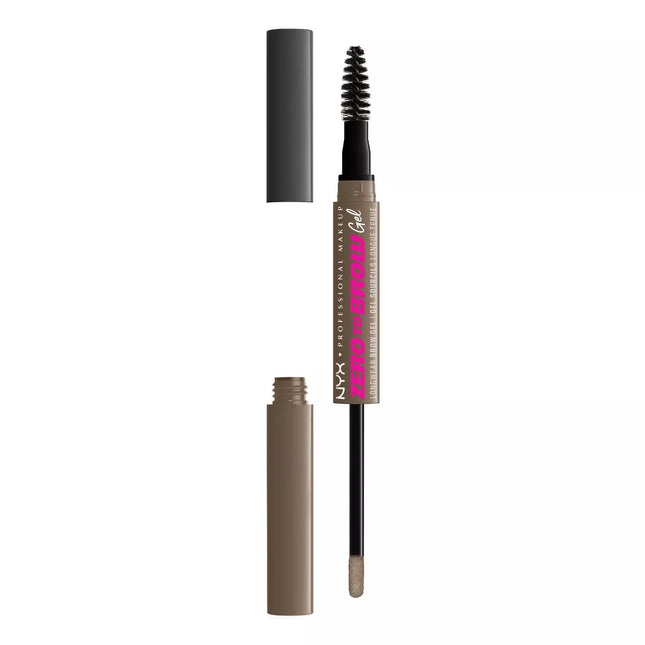 Nyx Professional Makeup Zero To Brow Longwear Eyebrow Gel 05 Ash Brown