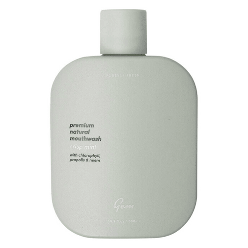 Gem Premium Natural Mouthwash Crisp Mint 500mL