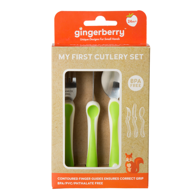 Gingerberry My First Cutlery Set