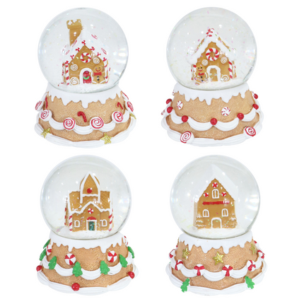 Gingerbread House Snow Globe Waterball 6MM