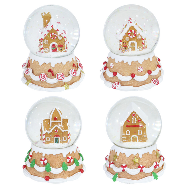 Gingerbread House Snow Globe Waterball 6MM