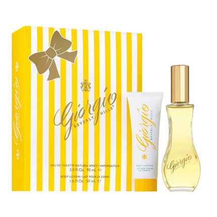 Giorgio Beverly Hills Yellow EDT 90mL Set 2 Piece