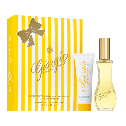 Giorgio Beverly Hills Yellow EDT 90mL Set 2 Piece
