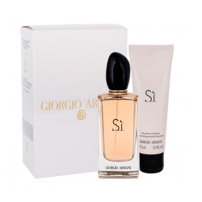 Giorgio Armani Si EDP 100 ml + Body Lotion 75 ml - OhYouLuckyDuck.com.au