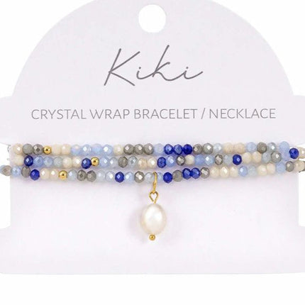 Kiki Azure Drift Crystal Wrap Jewellery Making Kit 150G