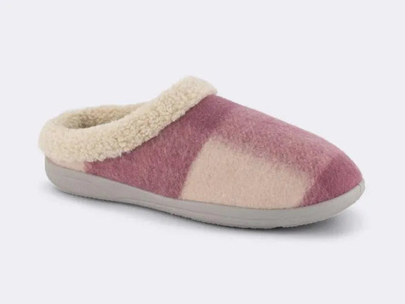 Homyped Glade Slipper Pink Check 5