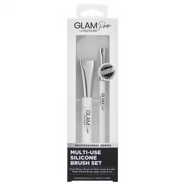 Glam by Manicare Pro Multi-Use Silicone Brush Set - OhYouLuckyDuck.com.au