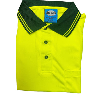 Glosafe Hivis Poly Short Sleeve Polo Shirt GS130022