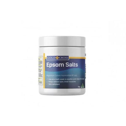 Gold Cross Epsom Salts 1Kg - OhYouLuckyDuck.com.au