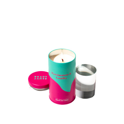 Grace and James Bloom Collection - Persimmon & Vanilla 70-Hour Candle