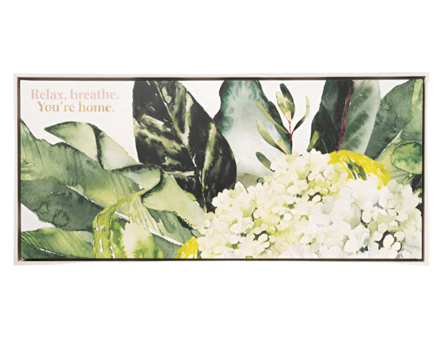 Greenhouse Home Framed Canvas 94x44