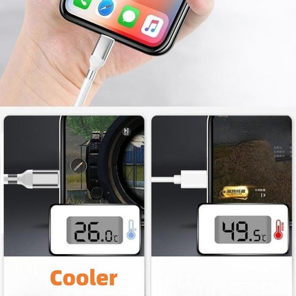 Tangle Free Self Winding Magnetic Data Charging Cable Lightning (1m) - OhYouLuckyDuck.com.au