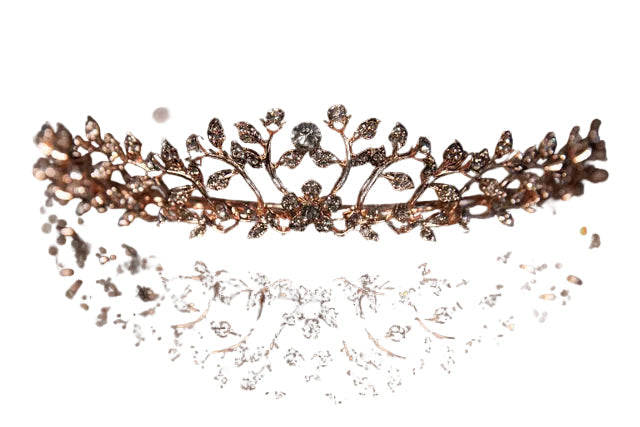 Mad Ally Alyssa Rose Gold Tiara