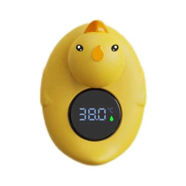 Silicone duck bath thermometer