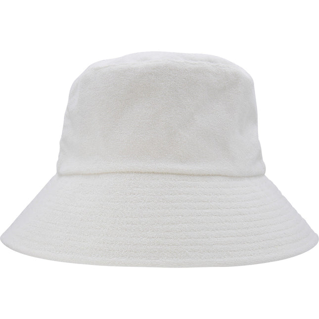 Black Ice Mandy Bucket Hat in White