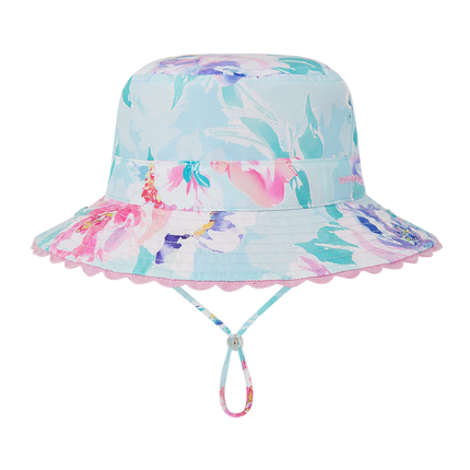 Kooringal Kids Baby Girls Reversible Bucket Hat Blush Mint