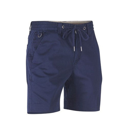Hammer Plus Field Workwear Tapered Stretch Seam Detailed Short Navy