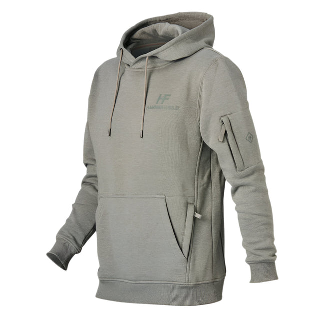 Hammer+ Field Fleece Hoodie Light Grey Marle