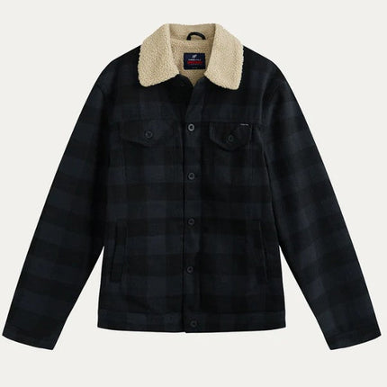 Hammer + Field Yarn Dye Jacket with Sherpa Lining Midnight Navy