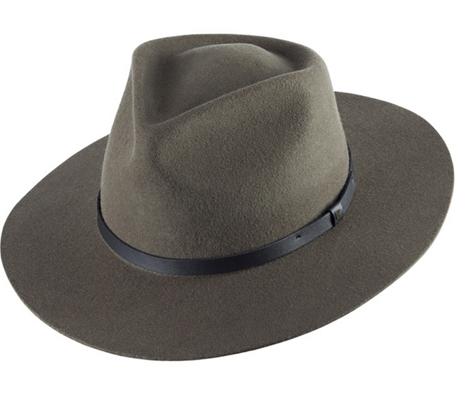 Kooringal Universal Wide Brim Fedora - Goodwin Olive S