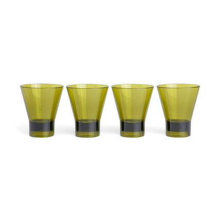 Here's How The Gilda Tumbler Set of 4 Olive