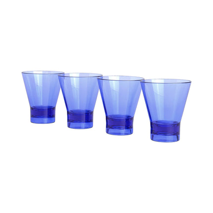 Here's How The Gilda Tumbler Set Of 4 Cobalt