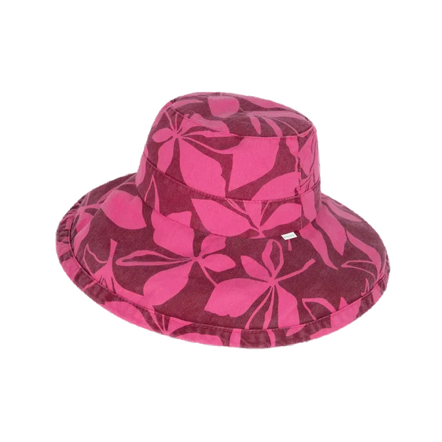 Kooringal Womens Floppy Coral Bay Sun Hat Red Medium