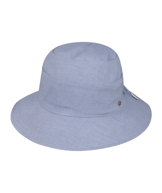 kooringal Ladies Mid Brim Jean Hat Denim Blue One Size