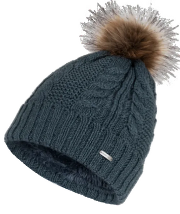 Kooringal Womens Delilah Ribbed Knit Beanie Steel One Size