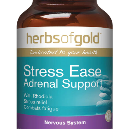 Herbs of Gold Stress Ease Adrenal Support 60 Tablets