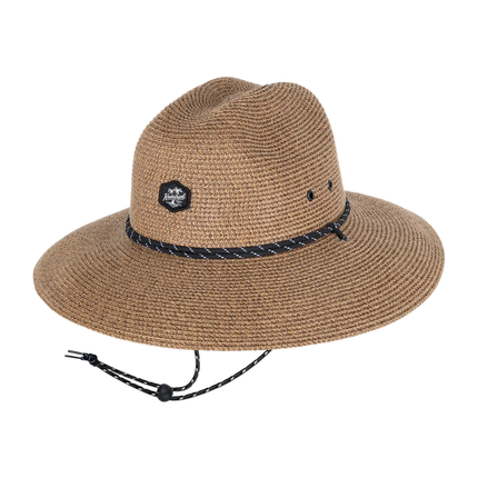 Kooringal Islander Men's Wide Brim Surf Straw Hat Chocolate M/L