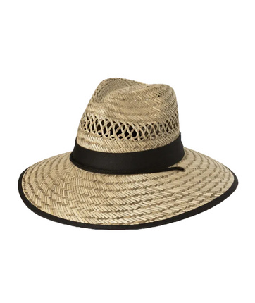 Kooringal Mens Straw Gardener Curtis V2 Hat Black Large