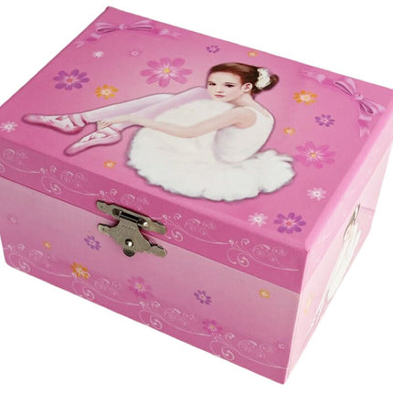 Russell Collection - Clara Ballerina Rectangle Musical Jewellery Box