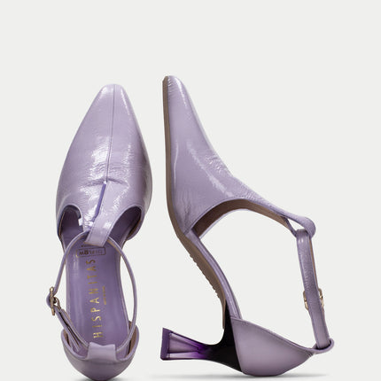 Hispanitas Dalia Lavender Patent Leather Heel