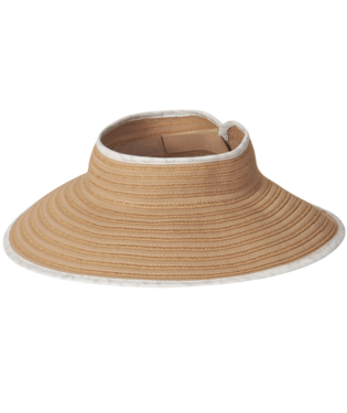 Kooringal Ladies Roll Up Visor Boreen Natural One Size